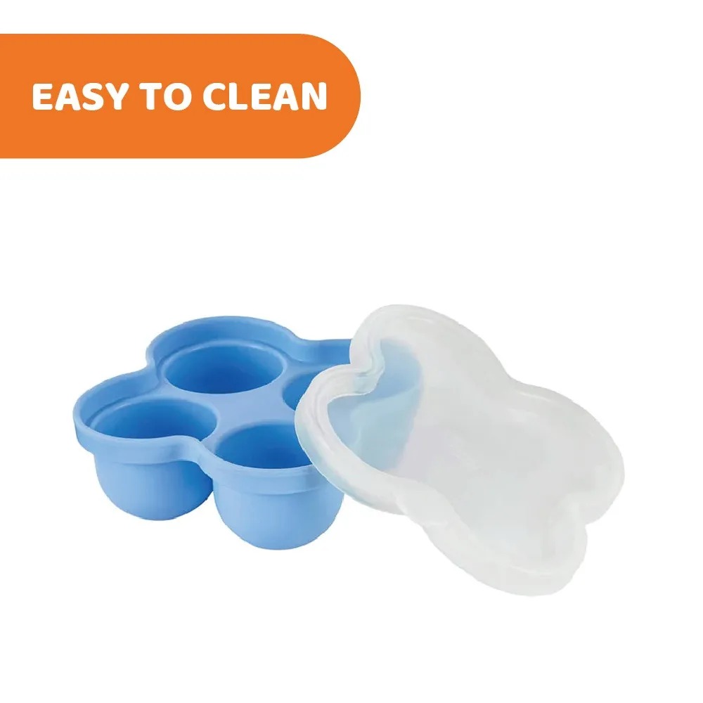  SILICONE MULTIPORTION TRAY 4 PORTIONS 1-384