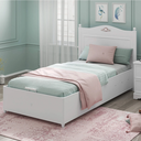 RUSTIC WHITE BED BASE 120*20 (RUSTIC WHITE)