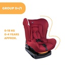 NEW AKITA CAR SEAT (RED)