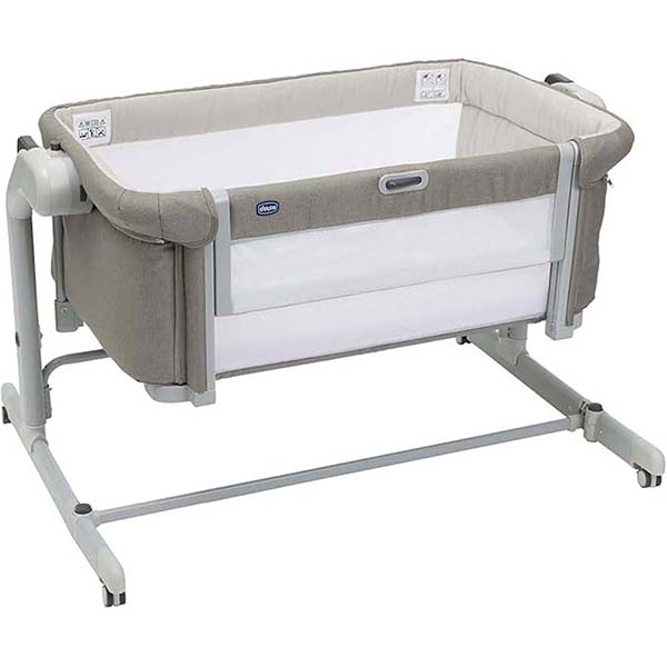 Bed (Next2Me Magic Evo) old Beige- New Grey MIST. 2-96