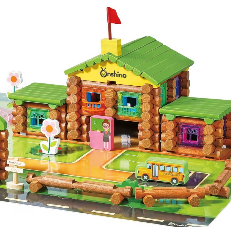 Toys Onshine (Lincoln Logs-School)(TNWX-8113)