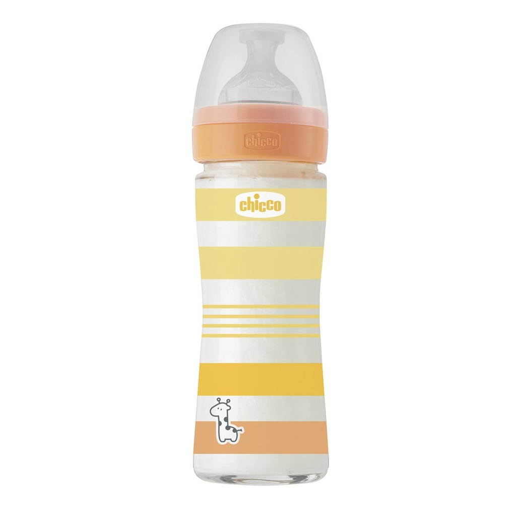 Well-Being Glass Bottle 240ml Slow Flow 1-25