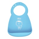 صدرية سليكون ازرق جديد  1-334 silicon bibs 6+ blue