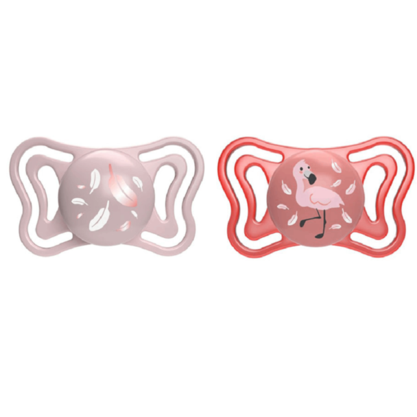 Soother Physio Light Girl Sil (6-16) 2Pcs  1-42