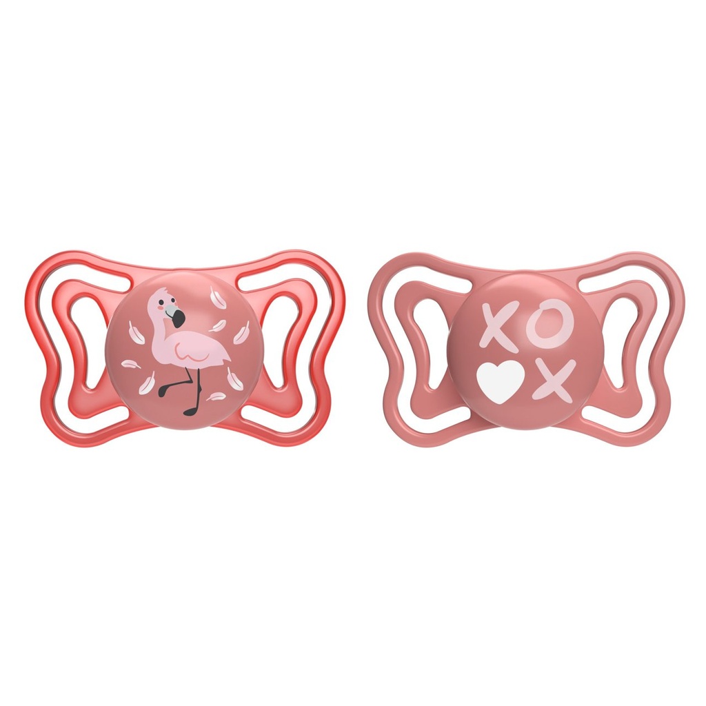 Soother Physio Light Girl Sil (6-16) 2Pcs  42