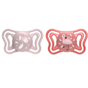 Soother Physio Light Girl Sil (6-16) 2Pcs  1-42
