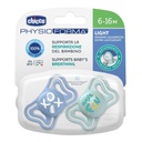 Soother Physio Light Boy Sil (6-16) 2Pcs 43