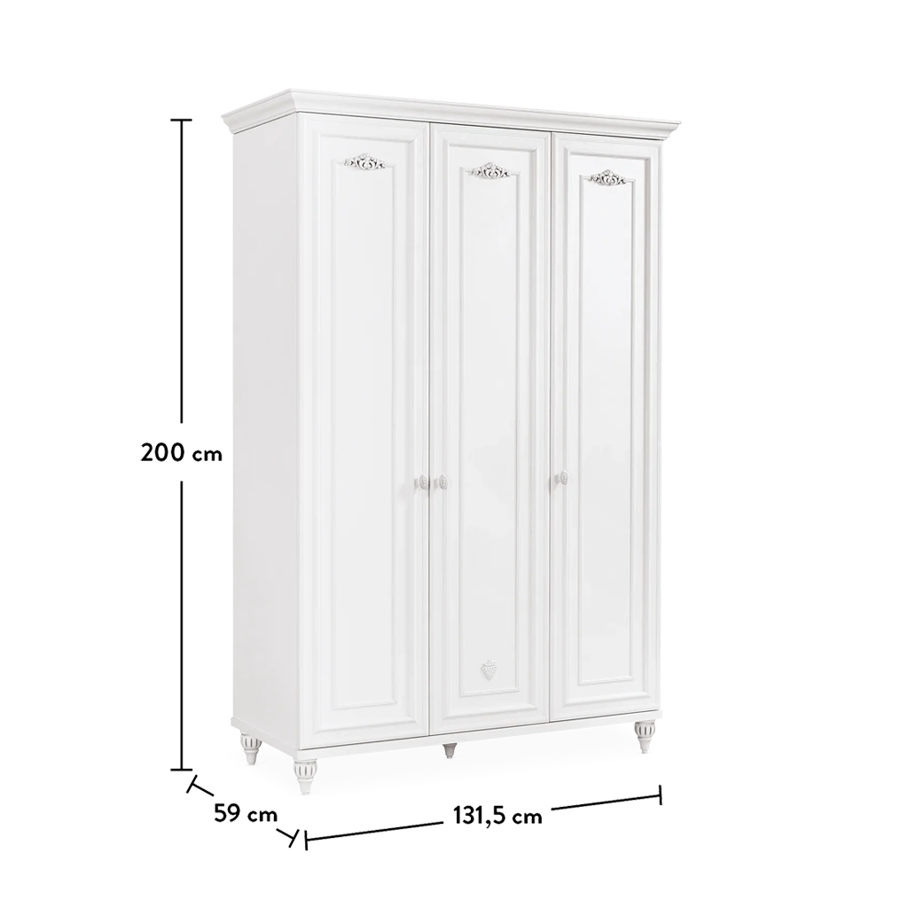 ROMANTICA 3 DOORS WARDROBE (ROMANTICA)