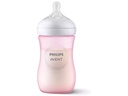 Natural Pink Feeding Bottle 260ml (New Shape)