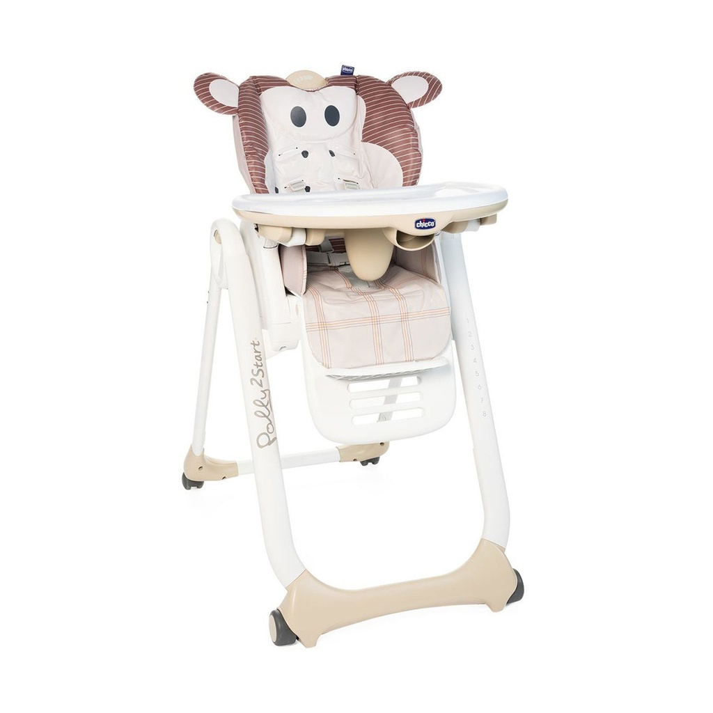 Home High Chair (Polly 2start) Monkey + Lion