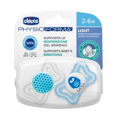 Soother Physio Light Boy Sil (2-6) 2Pcs  1-55