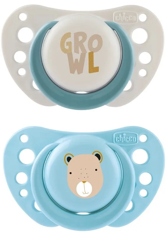 Soother Air Light Blue Sil (2-6) 2Pcs  1-28