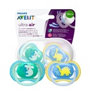 Soother +18m Dinosaur/Koala Design, Blue/Turquoise