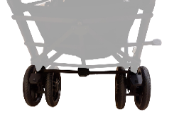 LITE WAY 4 REAR WHEELS+BRAKES 