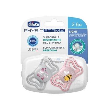 Soother Physio Light Gril Sil (2-6M) 2Pcs 1-50