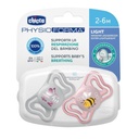 Soother Physio Forma Light Girl Sil (2-6M) 2Pcs 1-50
