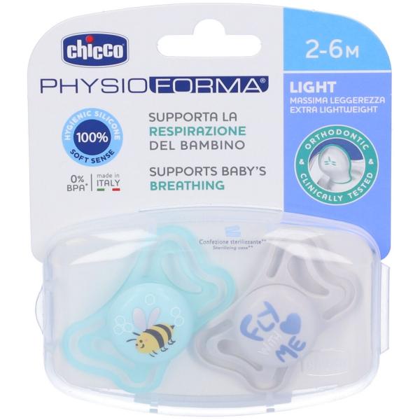 Soother Physio Light Boy Sil (2-6M) 2Pcs 1-51