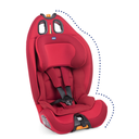 CarSeat Gro-up 123 (9-36) kg Red 2-167