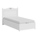RUSTIC WHITE BED BASE 120*20 (RUSTIC WHITE)
