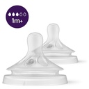 Natural Double Nipple + 1/3 Drops (New Shape)