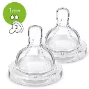 Anti-colic double nipple +1