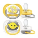 soother 6-18m lemon and orang